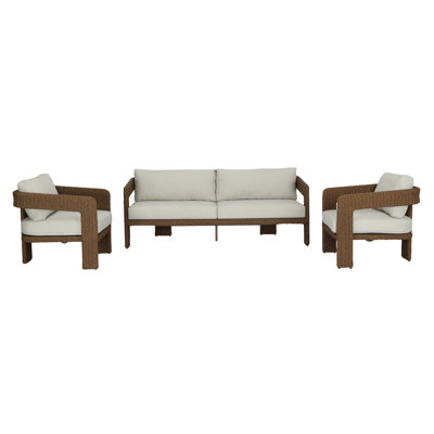 Aster Casiano 4-Piece Sunbrella® Outdoor Patio Seating Set - Canvas Spa