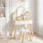 Kids Butterfly 2-pc Makeup Vanity Table & Stool-652791130