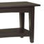 Shaker Cottage Storage Bench, Chocolate-780934727