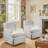 28'' Wide Swivel Upholstered Accent Armchair-1000783936