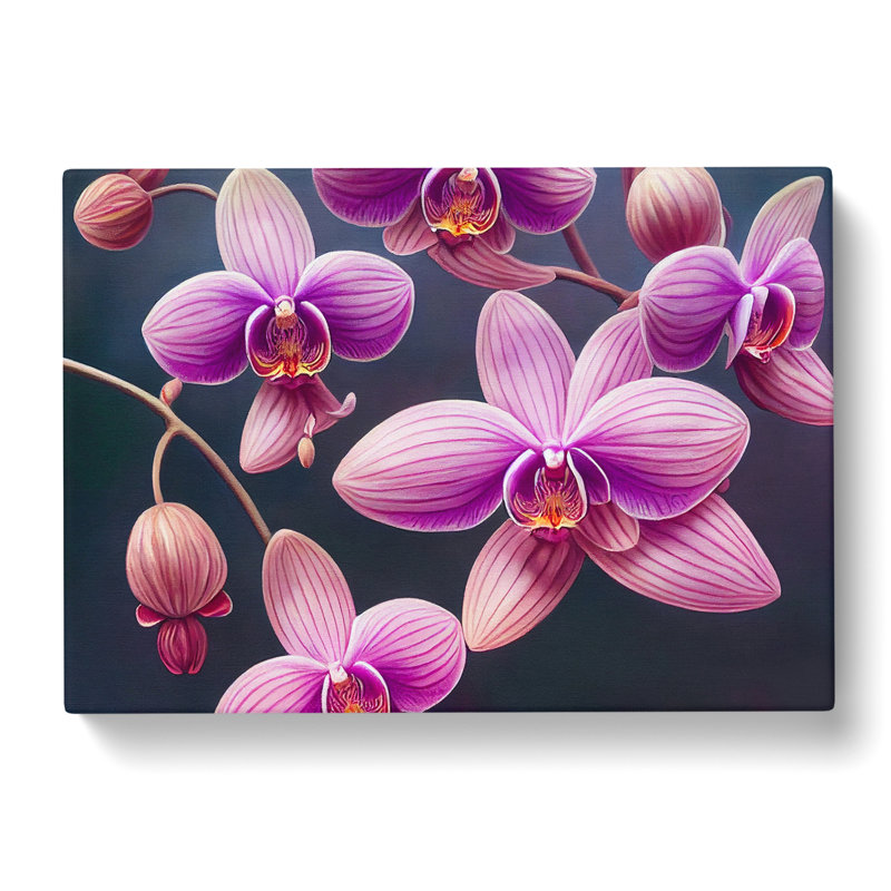 Exceptional Orchid Flowers - Wrapped Canvas