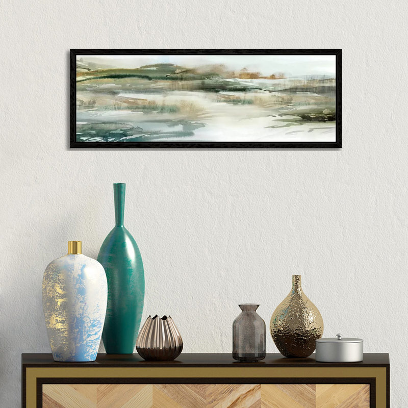 Only For A Moment by Isabelle Z - Panoramic Print on Canvas, Black Framed, 30.48 cm H x 91.44 cm W