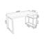 Bureau de direction rectangulaire en bois massif noyer avec tiroirs-2010894895-2010894892