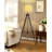 Halfacre 56.49'' Brown Tripod Floor Lamp