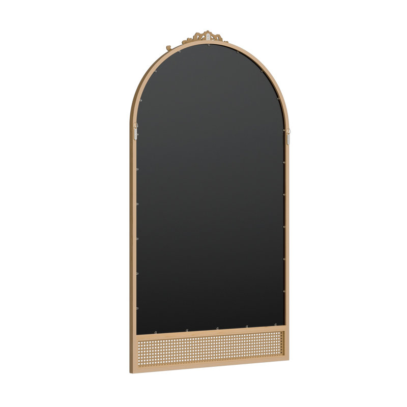 Amoura Solid Wood Arch Accent Mirror, 71" x 37"