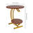 2-Tier Round End Table Side Table-667771612-667771614