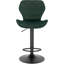 Speth Swivel Upholstered Adjustable Height Counter Stool with Metal Frame-1962072894