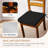 16x16 in. Square Indoor Seat Cushion Dining Chair Cushion  (2-Pack)-940258379