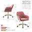 Kierulf Velvet Office Chair-342829290
