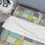 Multicolor Dots Patchwork - Ensemble de housse de couette à motif-1987771245