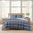 Tommy Hilfiger Dream Madras Cotton Blue Duvet Cover Set-113930657-113930661