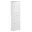 Tall Bathroom Storage Cabinet, Freestanding Storage Cabinet With Drawer And Adjustable Shelf, MDF Board With Painted Finish-498226580