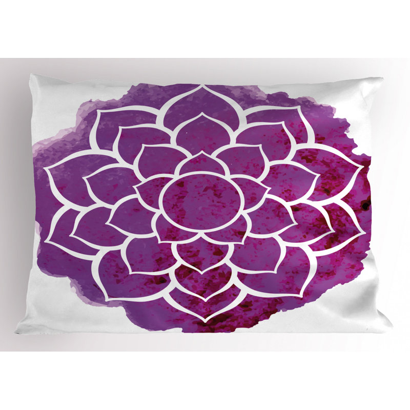 Manly Polyester Floral Sham Set, Twin