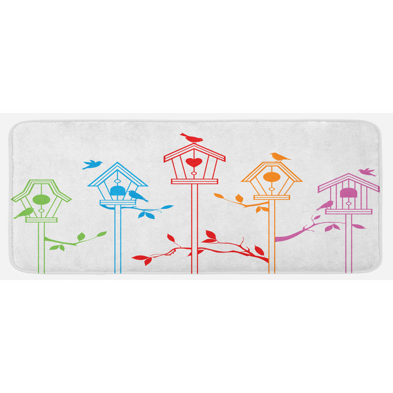 Tapis de cuisine oiseaux