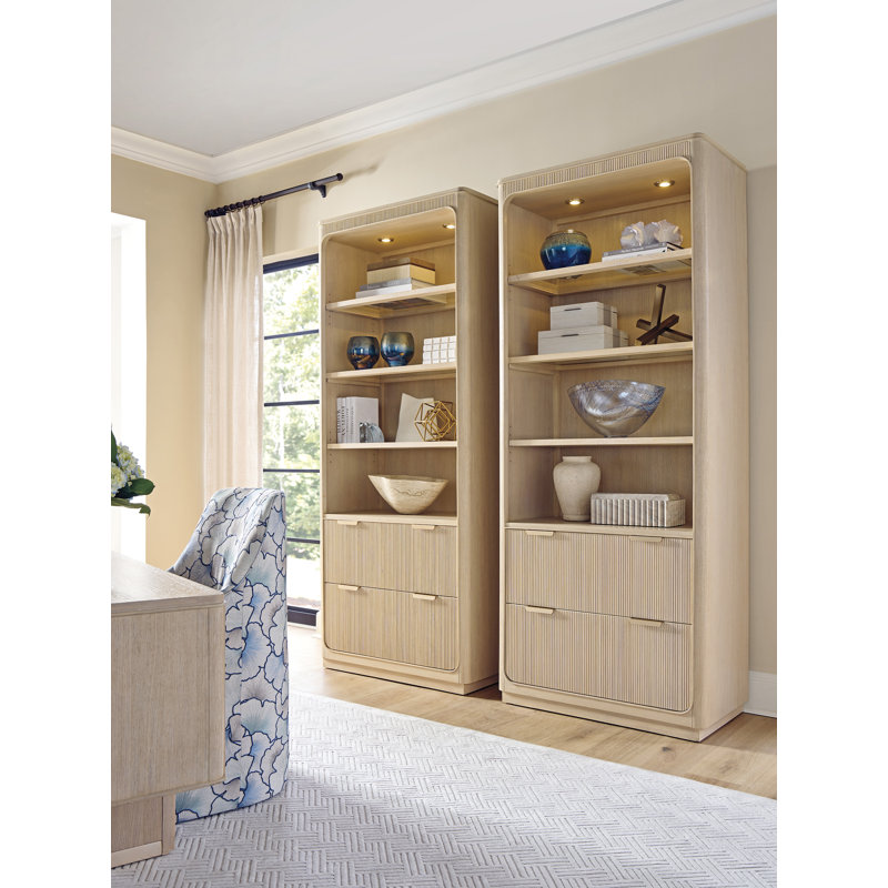 38"W x 20"D x 90"H  Montreux Bookcase