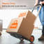 Hand Truck/Sack Truck - Multi-Functional Folding Aluminium Alloy Sack Truck & Dolly For Convenient Lifting & Moving At Home, Office & Outdoors 90kg Capacity