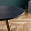 Table de bout et de bout en faux marbre noir Modern Modern-762467827-762467824