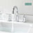 Widespread 2 Handles Bathroom Faucet with Water Supply Lines-1444180111-1460934820
