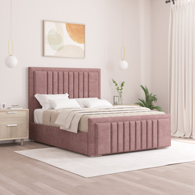 Alama Upholstered Panel Bed