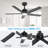 2pcs 44-inch Ceiling Fan With Led Light-1817334642-1817334645