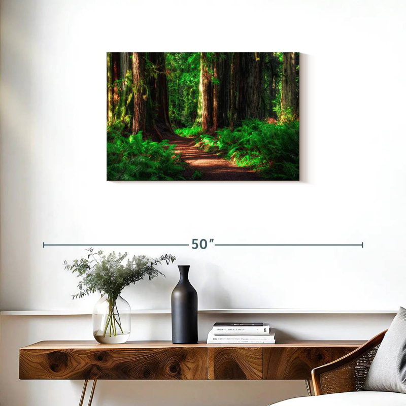 Alvord Path Through Forest, 20" H x 30" W