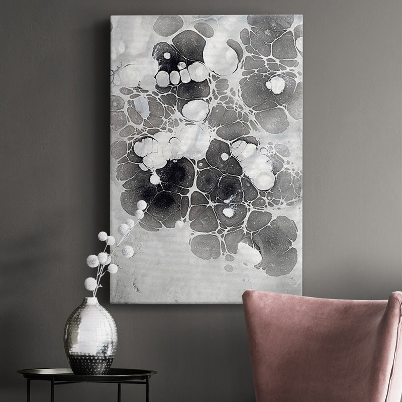 Toile tendue avec châssis de qualité supérieure Marble XIII - prête à être accrochée, H 18 po x l 12 po x P 1 po