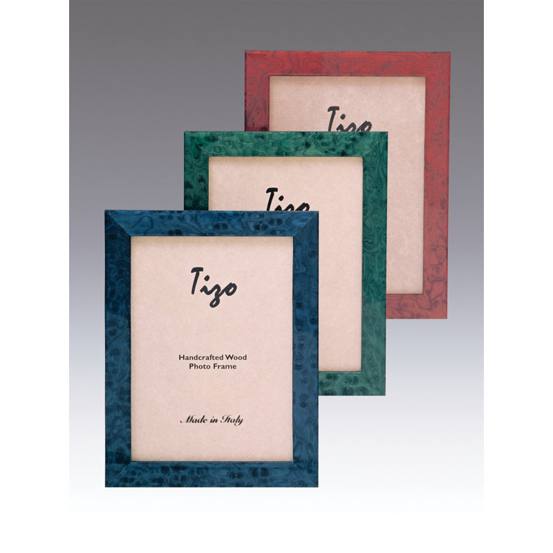 Wood Picture Frame, Green, 4" x 6"