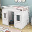 Lit mezzanine double avec fenêtres Ascutney par Harper Orchard-1228452413