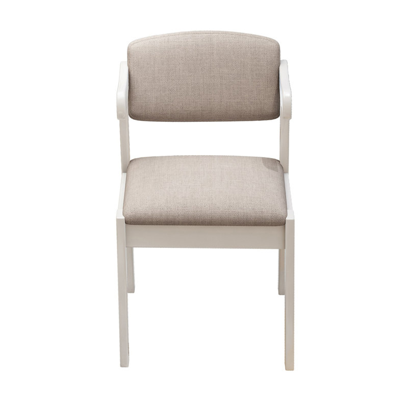 Bouirou Children's Chair with Ottoman, White