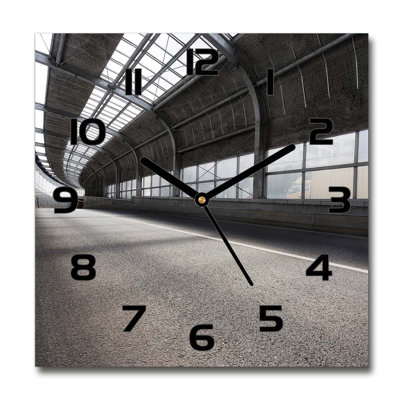 John-Jordan Glass Wall Clock
