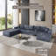 Canapé modulaire en velours côtelé Clementino-116082432