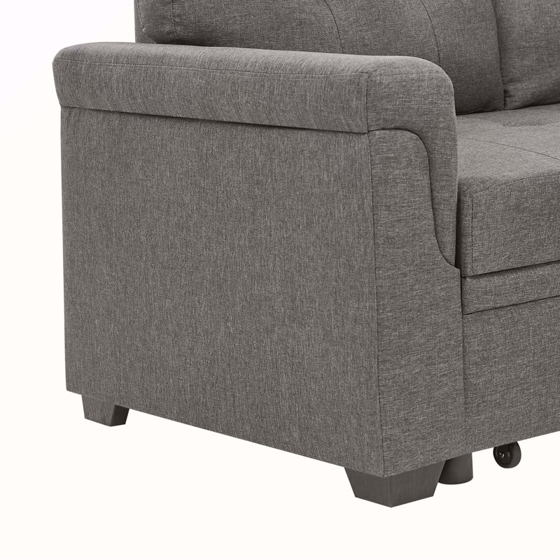 86'' Upholstered Pull-Out Sofa Bed