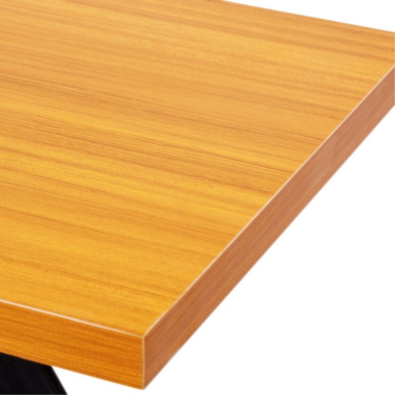 Acacia Wood Table Bench Dining Set With 2 Benches, Table