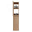 Armoire latérale de salle de bain 12 po, 2 portes à fermeture douce, conception à fixation flottante, 12 * 2 (emballage KD)-1576263629