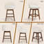Tabouret de comptoir pivotant H 26 po Martina-138212823-132138019