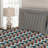 Eclectic Polyester Geometric Shapes Coverlet-41886984-105473490