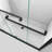 DreamLine Encore 32 inch D x 54 inch W x 78 3/4 inch H Semi-Frameless Bypass Shower Door in Matte Black with Center Drain White Shower Base Kit-132254062-29346424-29346425