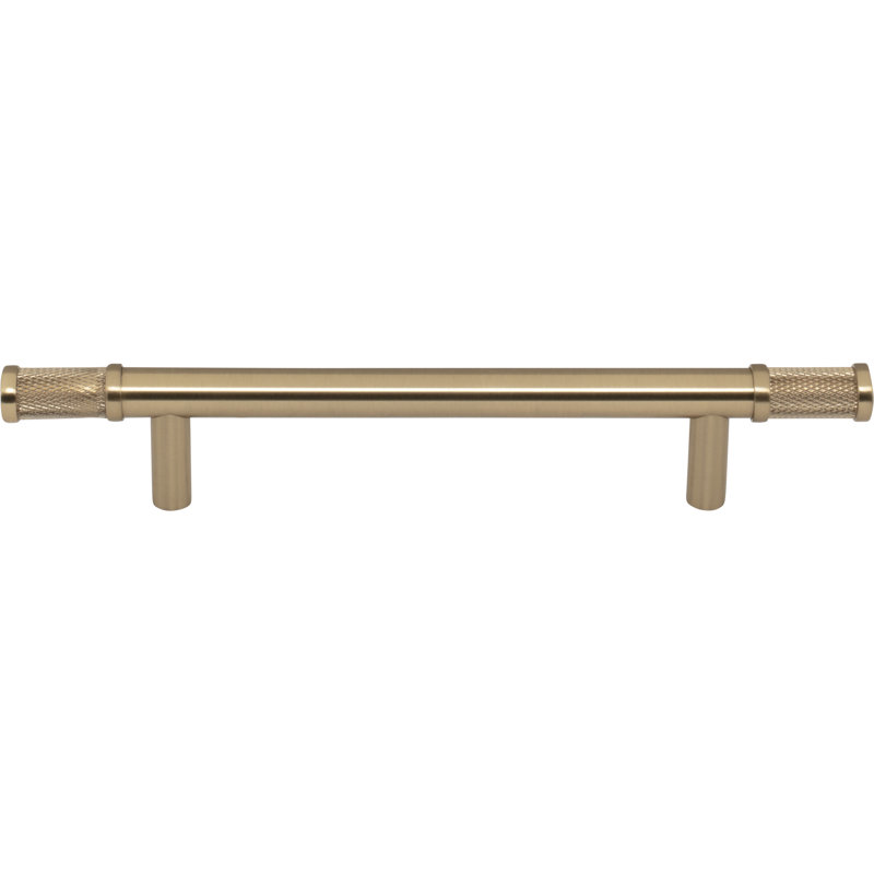 Burnham Bar Pull, 5 1/16" Center To Center, Honey Bronze