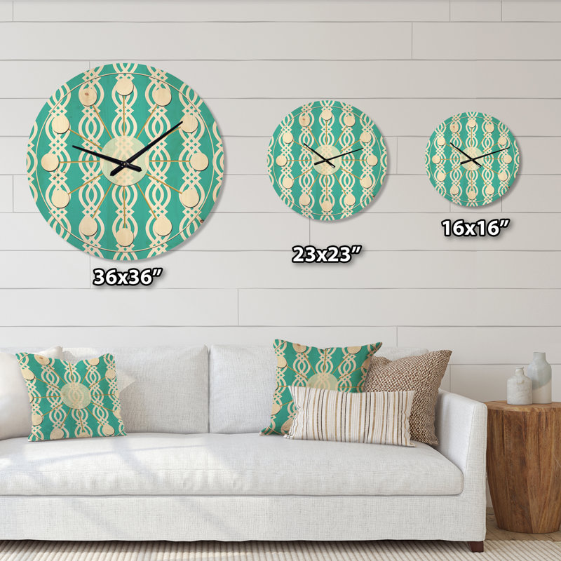 Solid Wood Wall Clock, Large