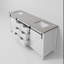 Plateau de meuble-lavabo double l 80 po x P 22 po Marsyas-247337200-247337203
