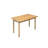 Extendable Dining Table, Oak Color, 43.3 x 29.5 x 19.7 inches (Open: 43.3 x 29.5 x 27.6 inches) | 100% Melamine Coated Particle Board, Thickness: 0.7 inches | Scandinavian Design, Space-Saving & Stylish Solution for Modern Homes