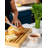 Large Bamboo Bread Board With Large Bread Knife And Crumb Catcher, Bread Slicer, Bread Slicer For Homemade Bread