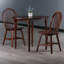 Donaven Drop Leaf Dining Table With Windsor Chairs, Walnut-101798073