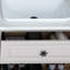 Meuble-lavabo double 60 po avec dessus en marbre Nijha