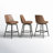 Betzalel Swivel Upholstered Faux Leather Counter Stool with Iron Frame-319734916