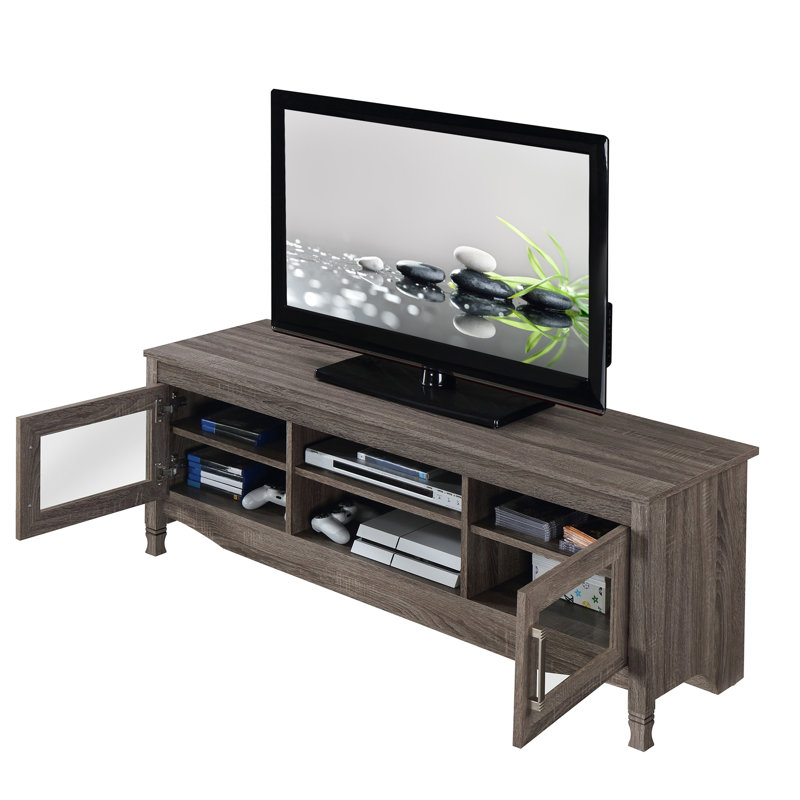 Meuble télé gris en bois flotté