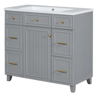 Meuble-lavabo simple 36,11 avec comptoir