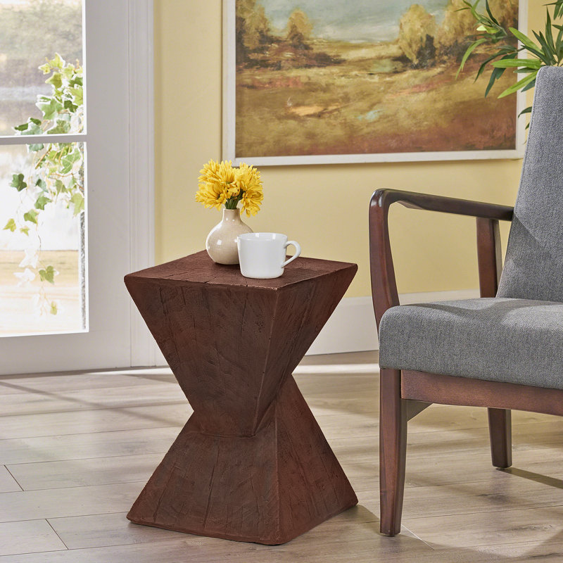 Table d'appoint Modern, Marron foncé