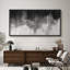 «Minimal Landscape», impression abstraite encadrée sur toile-98042344-111176764