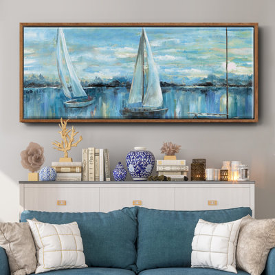 «Evening on the Bay», toile encadrée